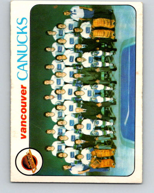 1978-79 O-Pee-Chee #207 Vancouver Canucks TC   V23816