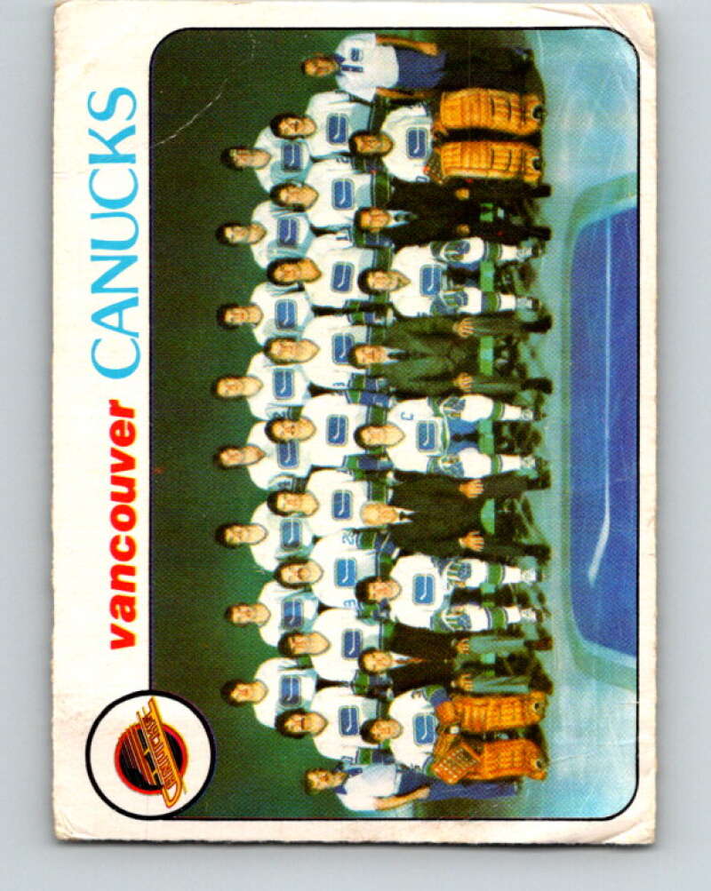 1978-79 O-Pee-Chee #207 Vancouver Canucks TC   V23817