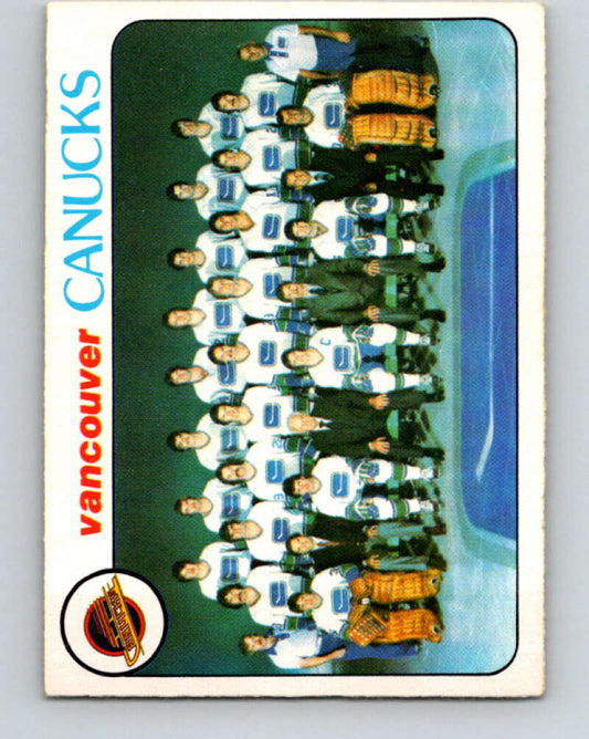 1978-79 O-Pee-Chee #207 Vancouver Canucks TC   V23818