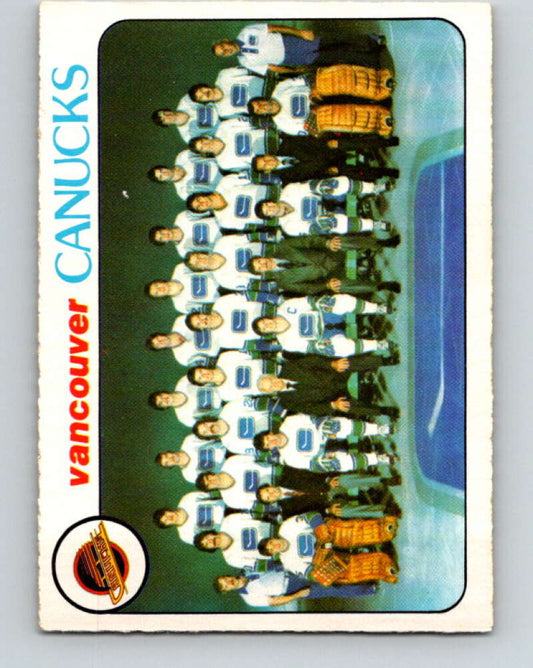 1978-79 O-Pee-Chee #207 Vancouver Canucks TC   V23819