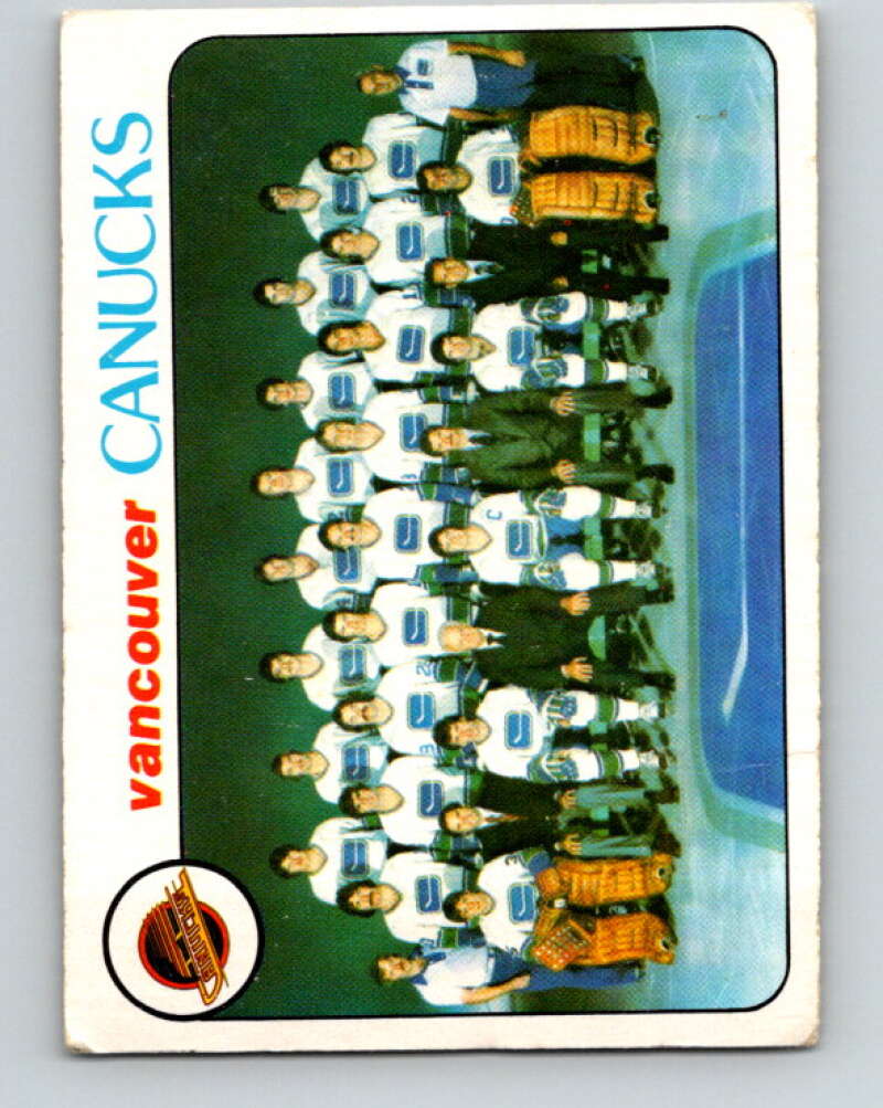 1978-79 O-Pee-Chee #207 Vancouver Canucks TC   V23821