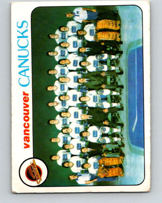 1978-79 O-Pee-Chee #207 Vancouver Canucks TC   V23821