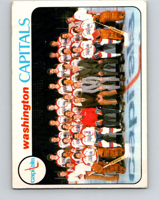 1978-79 O-Pee-Chee #208 Washington Capitals TC   V23823
