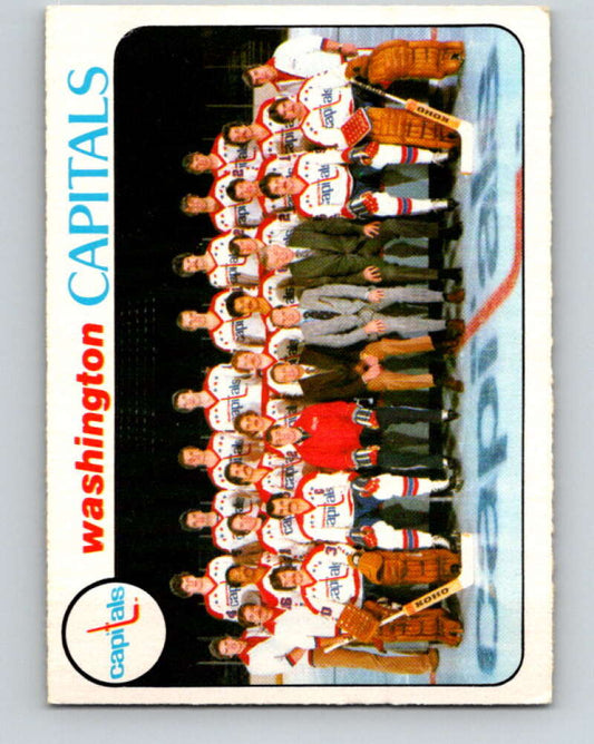 1978-79 O-Pee-Chee #208 Washington Capitals TC   V23825
