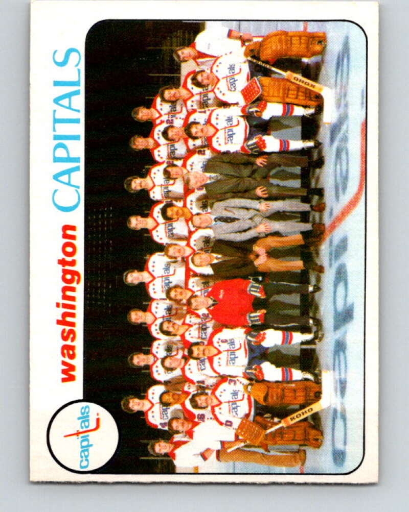 1978-79 O-Pee-Chee #208 Washington Capitals TC   V23830