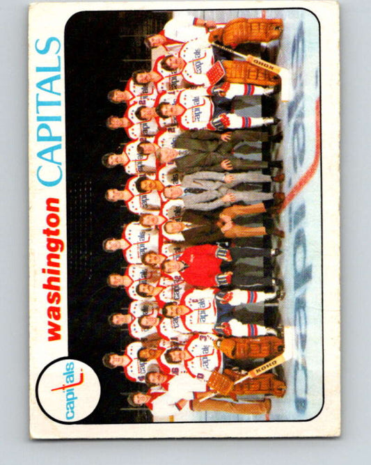 1978-79 O-Pee-Chee #208 Washington Capitals TC   V23832