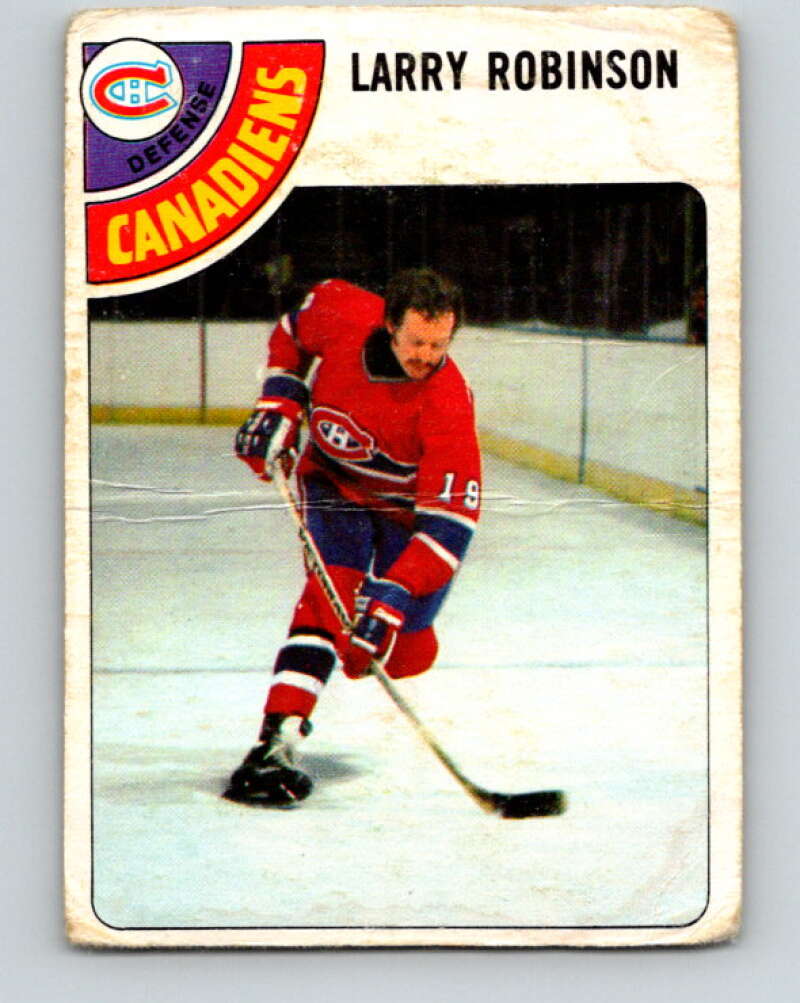 1978-79 O-Pee-Chee #210 Larry Robinson  Montreal Canadiens  V23849