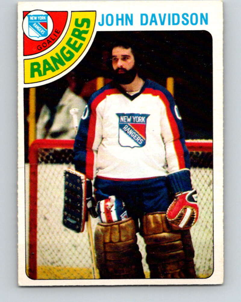 1978-79 O-Pee-Chee #211 John Davidson  New York Rangers  V23851