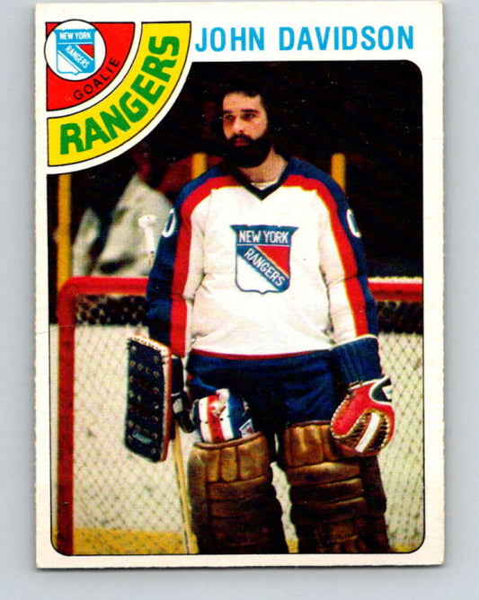 1978-79 O-Pee-Chee #211 John Davidson  New York Rangers  V23851