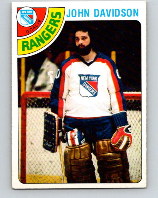 1978-79 O-Pee-Chee #211 John Davidson  New York Rangers  V23852