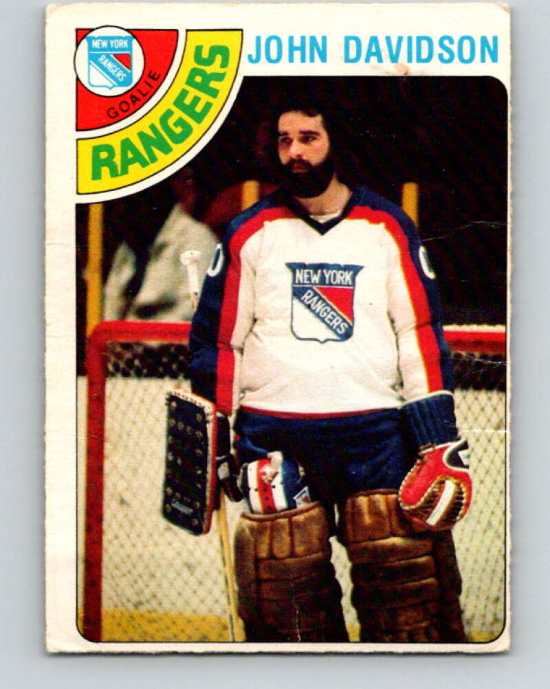 1978-79 O-Pee-Chee #211 John Davidson  New York Rangers  V23853
