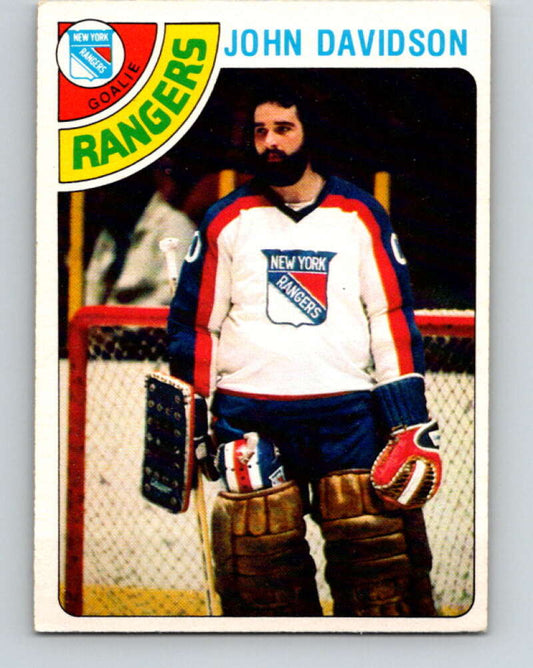 1978-79 O-Pee-Chee #211 John Davidson  New York Rangers  V23854