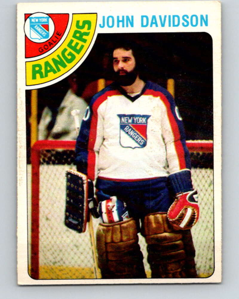 1978-79 O-Pee-Chee #211 John Davidson  New York Rangers  V23855