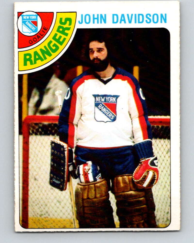 1978-79 O-Pee-Chee #211 John Davidson  New York Rangers  V23856
