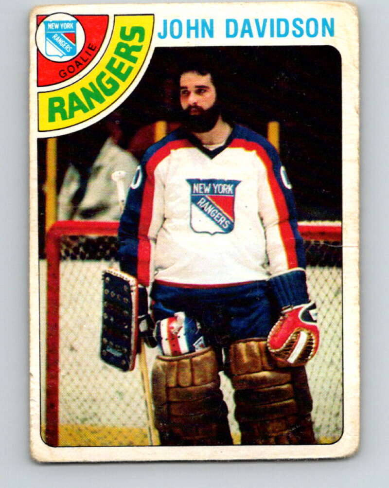 1978-79 O-Pee-Chee #211 John Davidson  New York Rangers  V23857