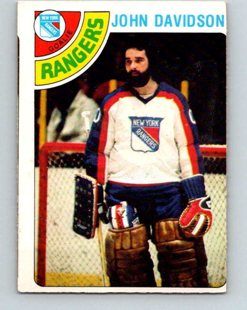 1978-79 O-Pee-Chee #211 John Davidson  New York Rangers  V23858