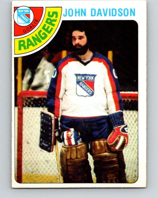 1978-79 O-Pee-Chee #211 John Davidson  New York Rangers  V23859