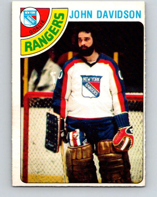 1978-79 O-Pee-Chee #211 John Davidson  New York Rangers  V23860