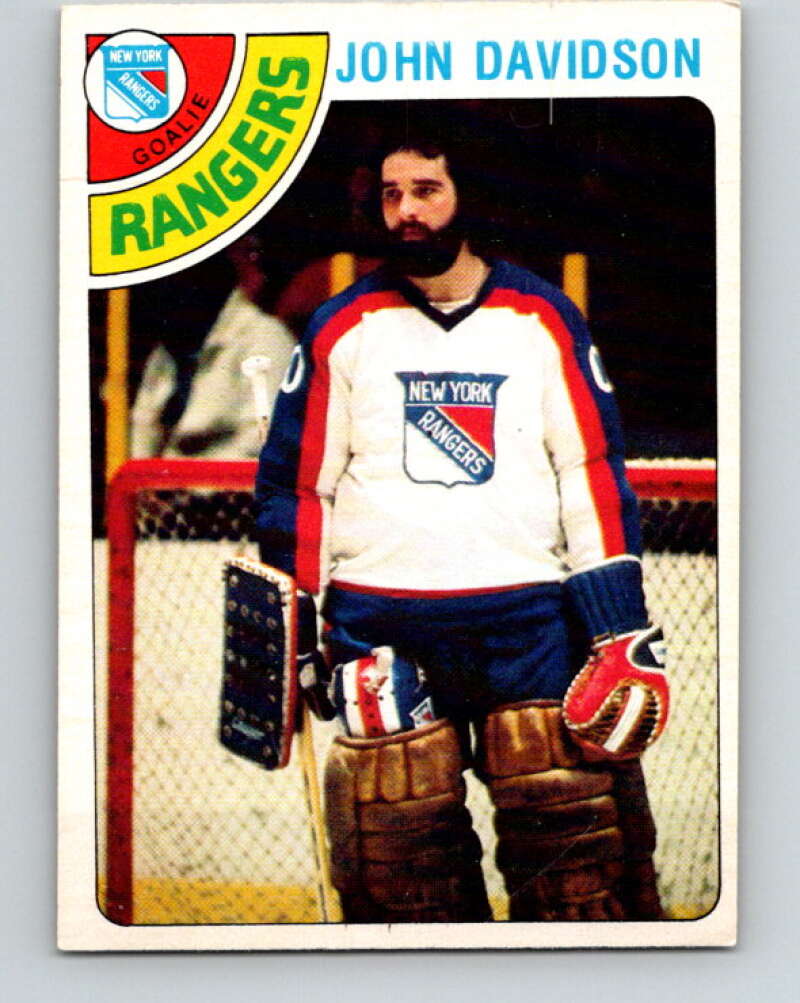 1978-79 O-Pee-Chee #211 John Davidson  New York Rangers  V23861