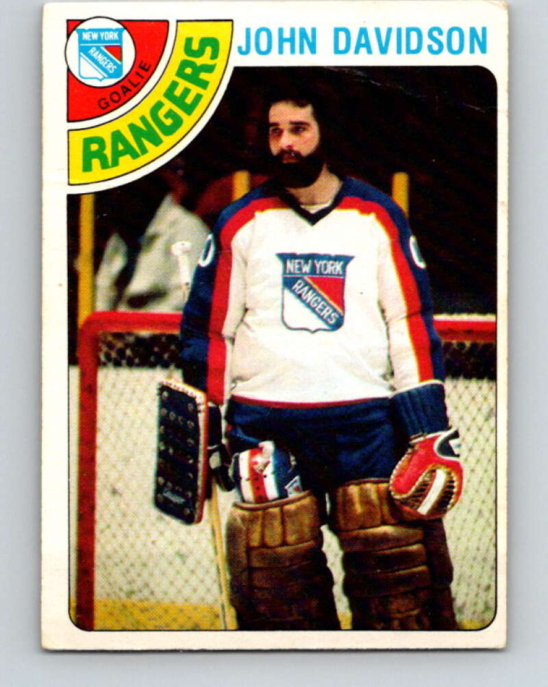1978-79 O-Pee-Chee #211 John Davidson  New York Rangers  V23863