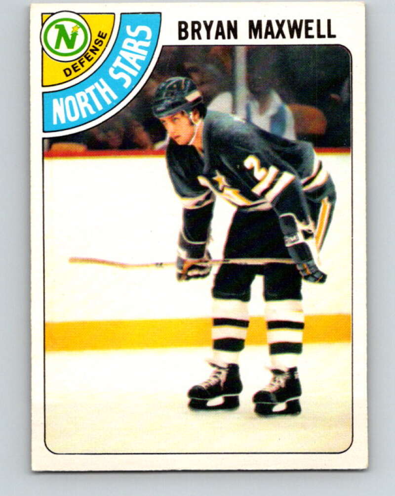 1978-79 O-Pee-Chee #216 Bryan Maxwell UER North Stars  V23924