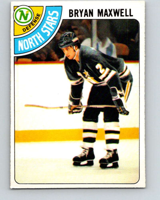 1978-79 O-Pee-Chee #216 Bryan Maxwell UER North Stars  V23926