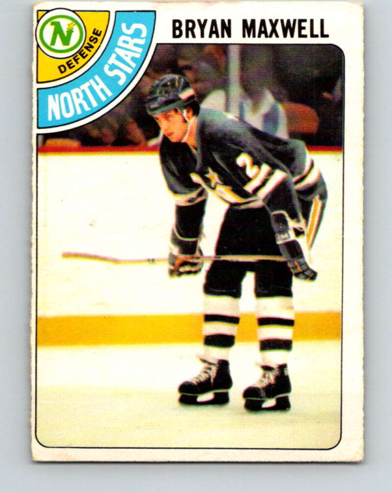 1978-79 O-Pee-Chee #216 Bryan Maxwell UER North Stars  V23927