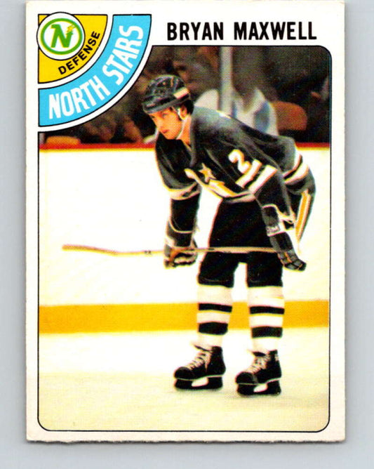 1978-79 O-Pee-Chee #216 Bryan Maxwell UER North Stars  V23930