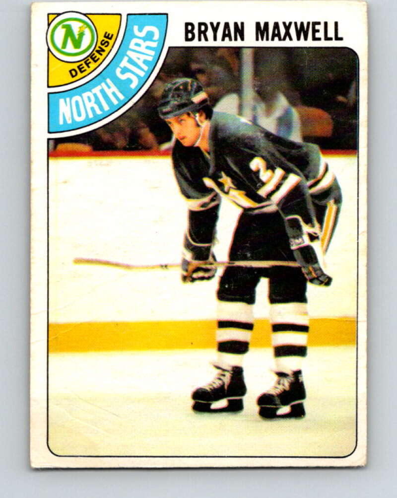 1978-79 O-Pee-Chee #216 Bryan Maxwell UER North Stars  V23931