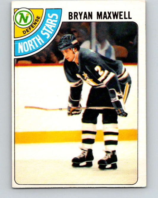 1978-79 O-Pee-Chee #216 Bryan Maxwell UER North Stars  V23932