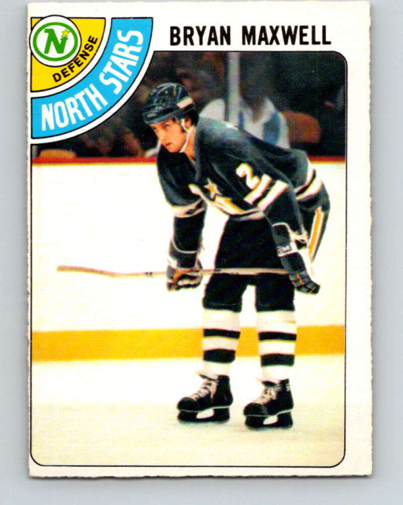 1978-79 O-Pee-Chee #216 Bryan Maxwell UER North Stars  V23933