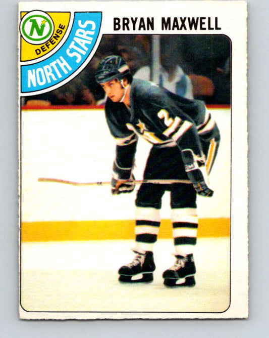 1978-79 O-Pee-Chee #216 Bryan Maxwell UER North Stars  V23933