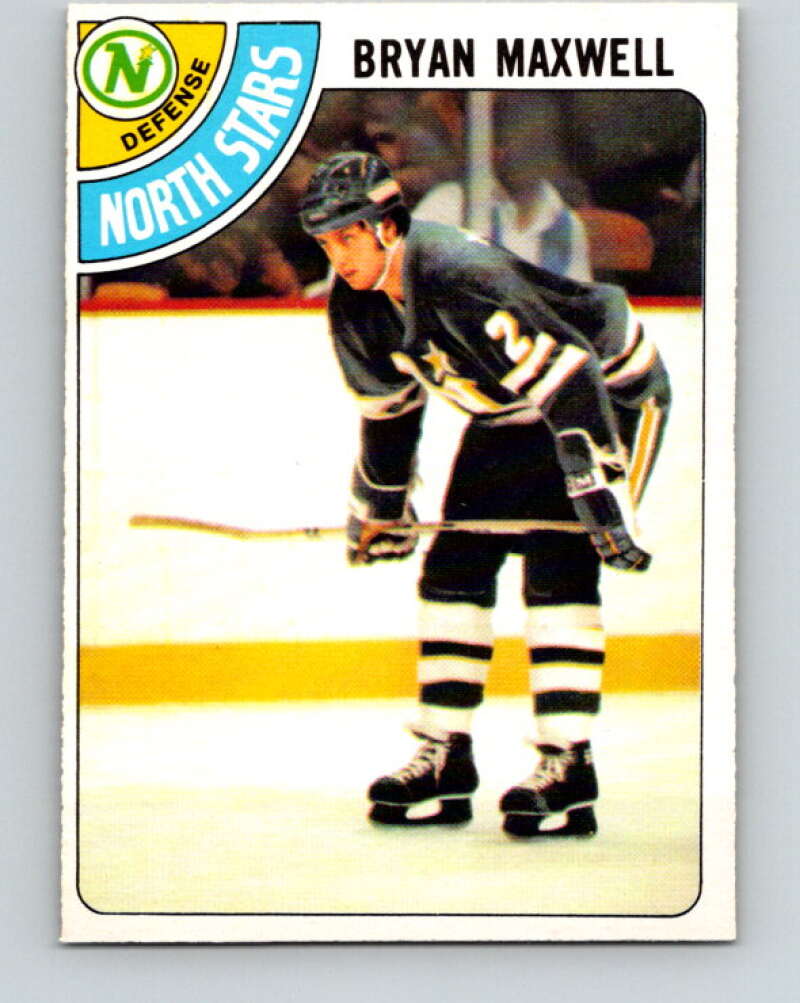 1978-79 O-Pee-Chee #216 Bryan Maxwell UER North Stars  V23934
