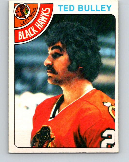 1978-79 O-Pee-Chee #217 Ted Bulley  RC Rookie Blackhawks  V23935