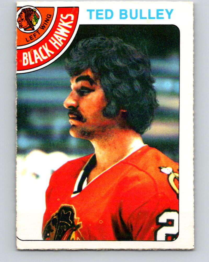 1978-79 O-Pee-Chee #217 Ted Bulley  RC Rookie Blackhawks  V23936