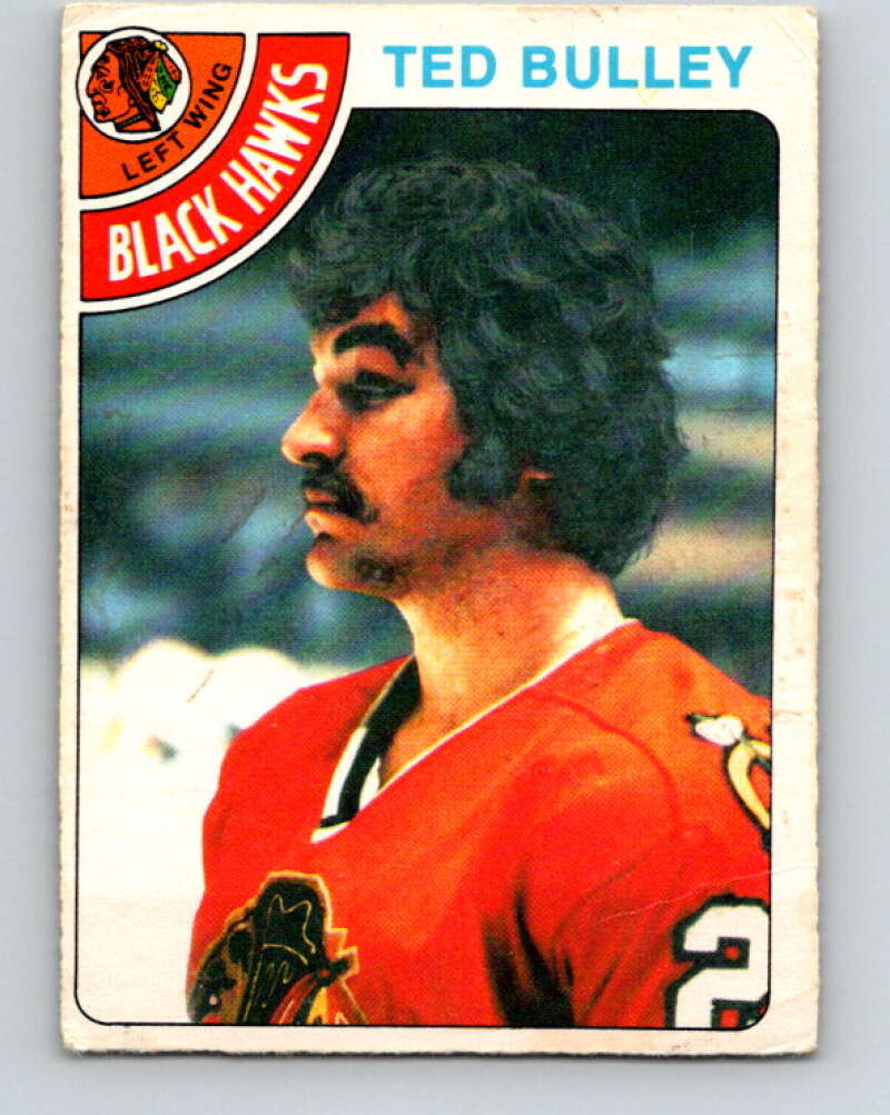 1978-79 O-Pee-Chee #217 Ted Bulley  RC Rookie Blackhawks  V23937
