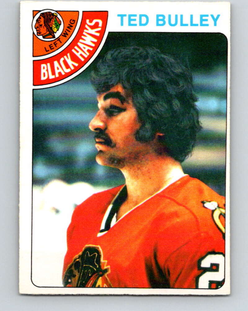 1978-79 O-Pee-Chee #217 Ted Bulley  RC Rookie Blackhawks  V23938