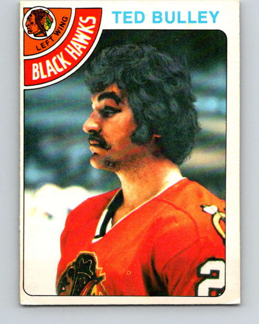 1978-79 O-Pee-Chee #217 Ted Bulley  RC Rookie Blackhawks  V23939