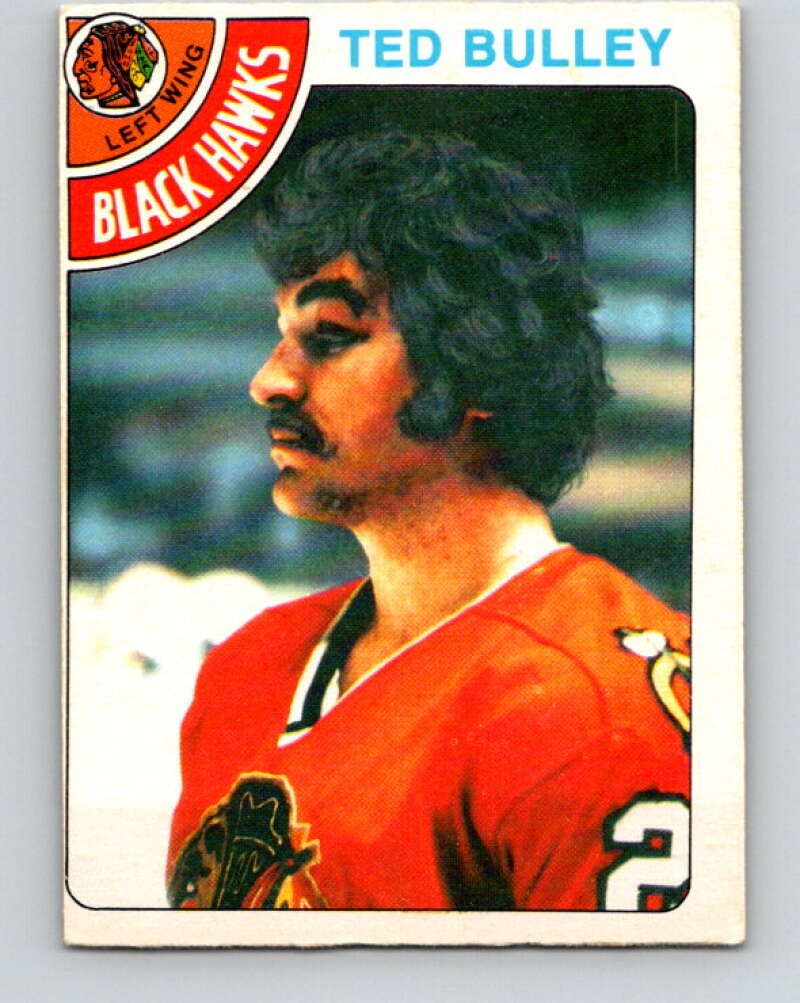 1978-79 O-Pee-Chee #217 Ted Bulley  RC Rookie Blackhawks  V23940