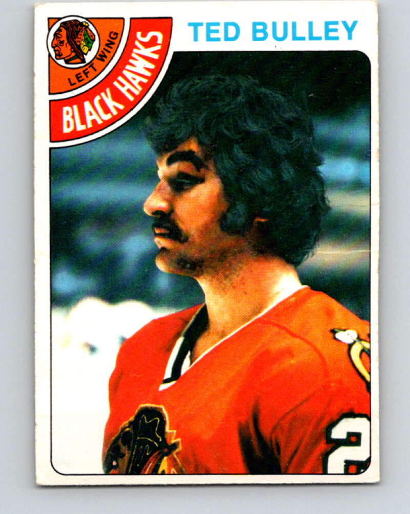 1978-79 O-Pee-Chee #217 Ted Bulley  RC Rookie Blackhawks  V23941