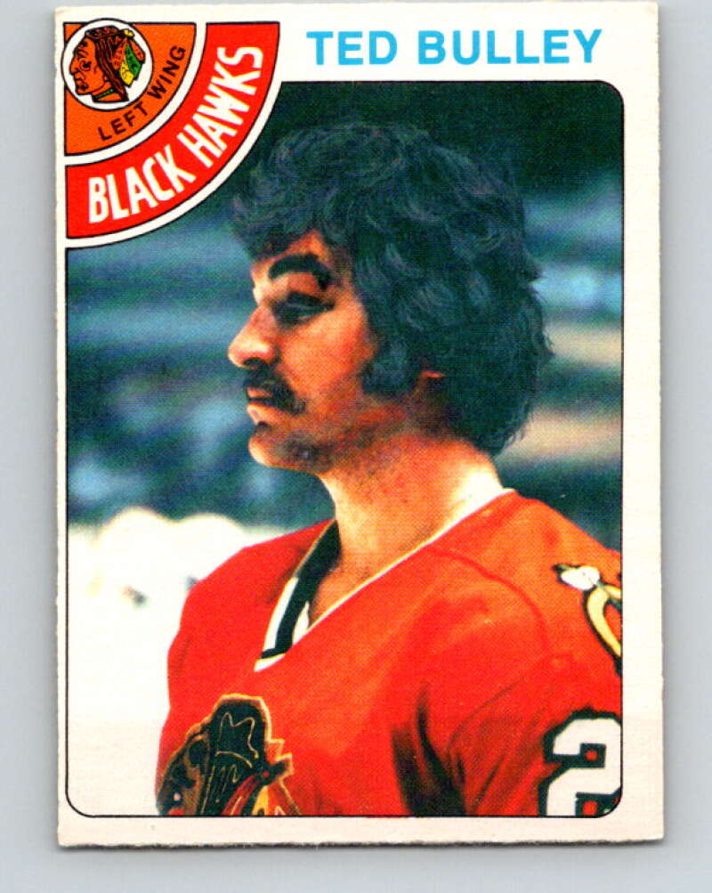 1978-79 O-Pee-Chee #217 Ted Bulley  RC Rookie Blackhawks  V23943