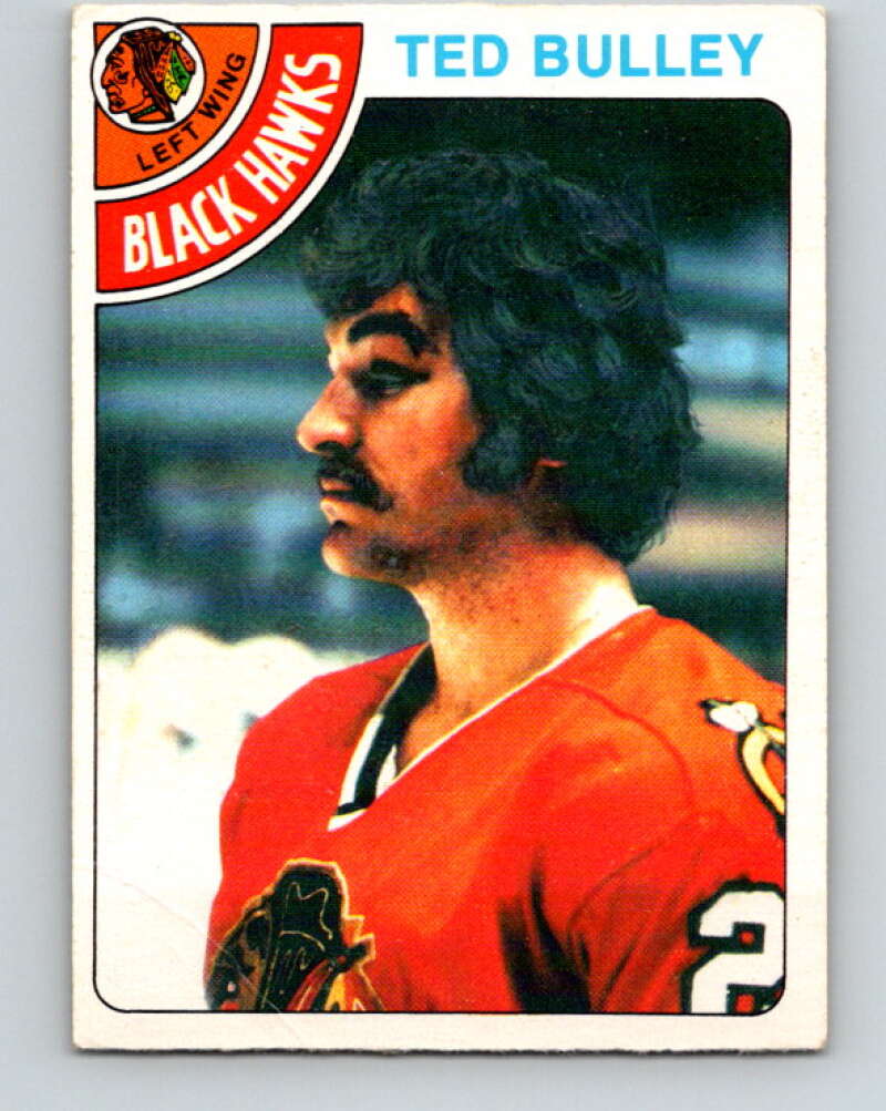 1978-79 O-Pee-Chee #217 Ted Bulley  RC Rookie Blackhawks  V23944