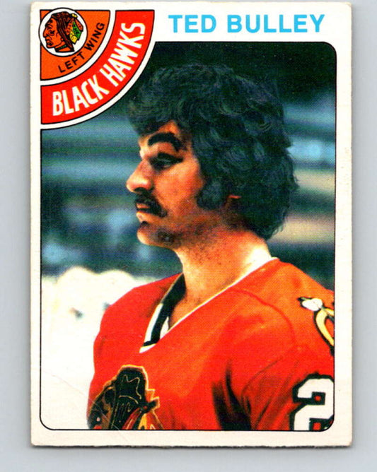 1978-79 O-Pee-Chee #217 Ted Bulley  RC Rookie Blackhawks  V23944