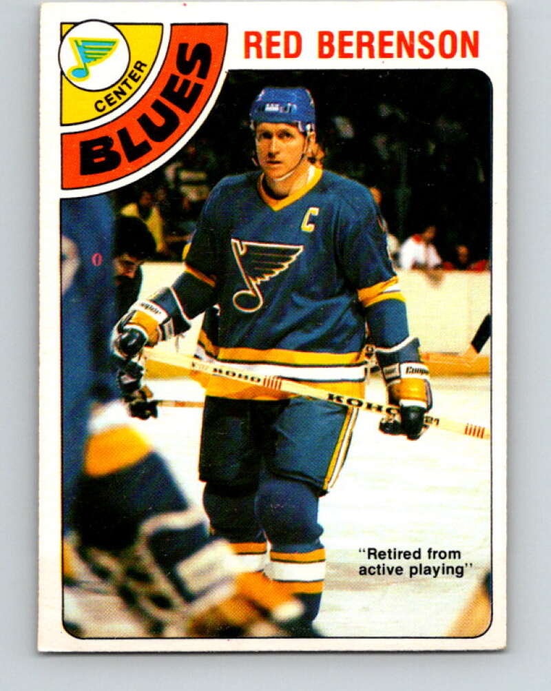 1978-79 O-Pee-Chee #218 Red Berenson  St. Louis Blues  V23951