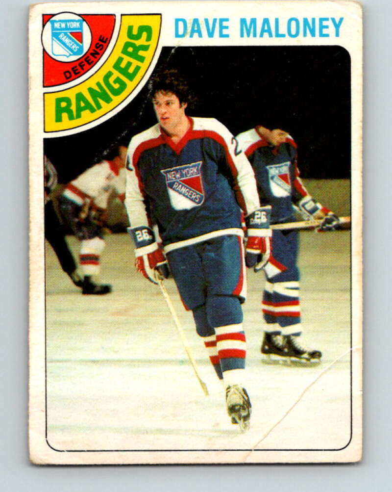1978-79 O-Pee-Chee #221 Dave Maloney  New York Rangers  V23983