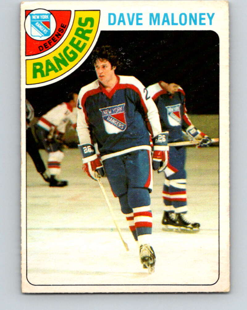 1978-79 O-Pee-Chee #221 Dave Maloney  New York Rangers  V23984