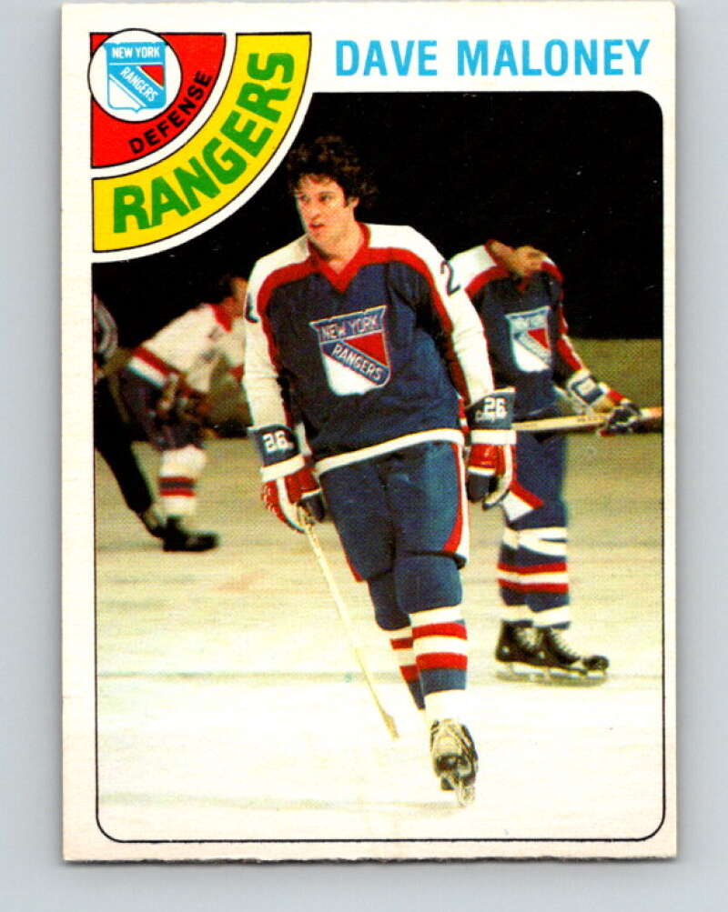 1978-79 O-Pee-Chee #221 Dave Maloney  New York Rangers  V23987