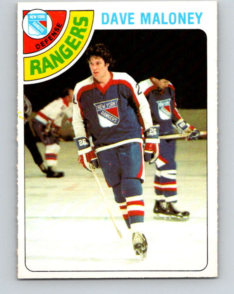 1978-79 O-Pee-Chee #221 Dave Maloney  New York Rangers  V23988