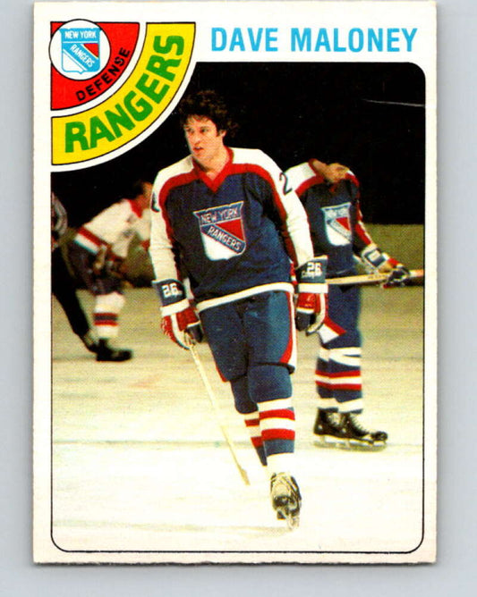 1978-79 O-Pee-Chee #221 Dave Maloney  New York Rangers  V23989