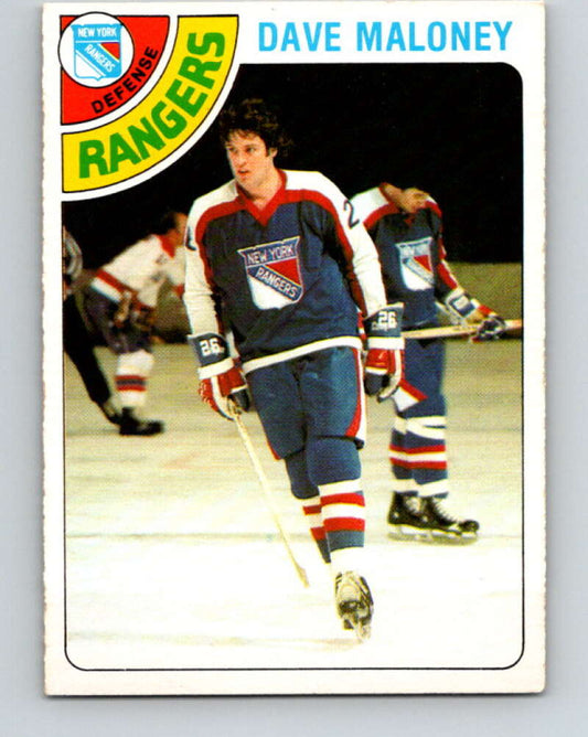 1978-79 O-Pee-Chee #221 Dave Maloney  New York Rangers  V23993